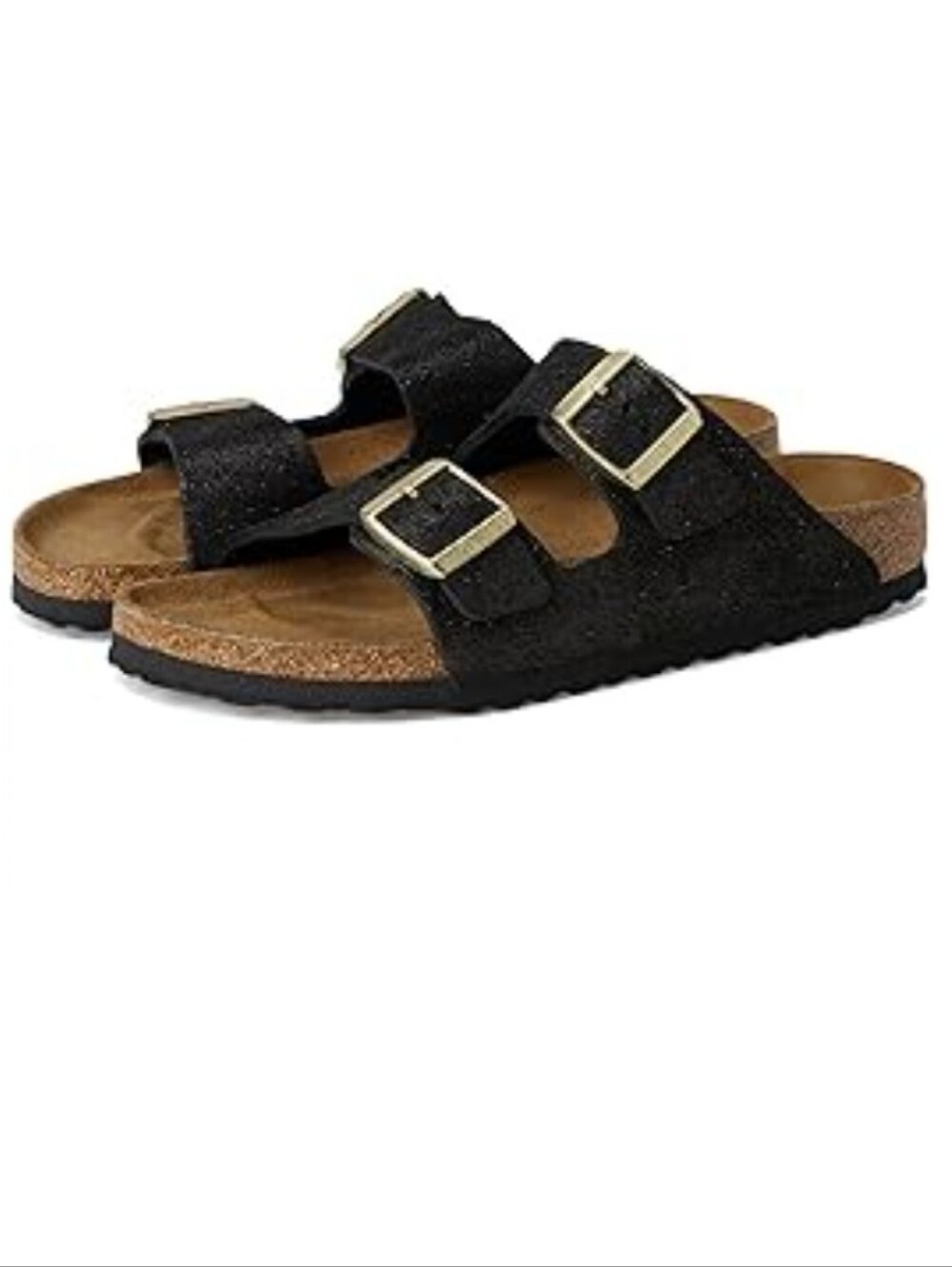 Birkenstock Women's Arizona Black Shimmering Sandals
